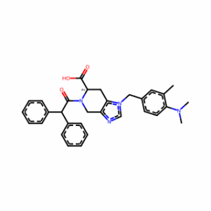 (6S)-1-[[4-(Dimethylamino)-3-methylphenyl]methyl]-5-(2,2-diphenylacetyl)-4,5,6,7-tetrahydro-1H-imidazo[4,5-c]pyridine-6-carboxylic acid