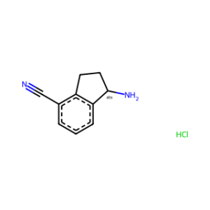 (S)-1-Amino-2,3-Dihydro-1H-Indene-4-Carbonitrile Hydrochloride