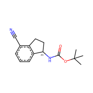 (S)-1-(Boc-amino)-2,3-dihydro-1H-indene-4-carbonitrile