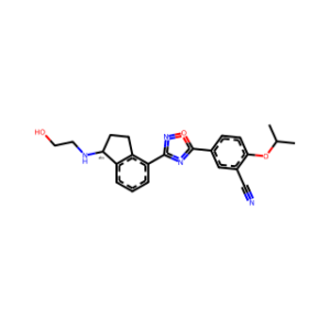 (S)-5-(3-(1-((2-Hydroxyethyl)amino)-2,3-dihydro-1H-inden-4-yl)-1,2,4-oxadiazol-5-yl)-2-isopropoxybenzonitrile