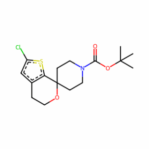 tert-butyl 2′-chloro-4′,5′-dihydrospiro[piperidine-4,7′-thieno[2,3-c]pyran]-1-carboxylate