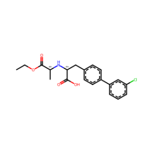 (S)-3-(3′-Chloro-[1,1′-biphenyl]-4-yl)-2-(((S)-1-ethoxy-1-oxopropan-2-yl)amino)propanoic acid