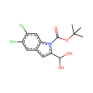 (1-(tert-Butoxycarbonyl)-5,6-dichloro-1H-indol-2-yl)boronic acid