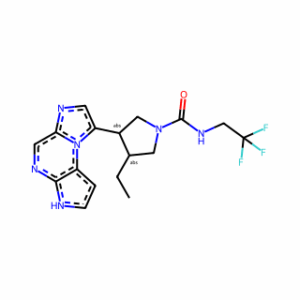 (3R,4S)-3-Ethyl-4-(3H-imidazo[1,2-a]pyrrolo[2,3-e]pyrazin-8-yl)-N-(2,2,2-trifluoroethyl)-1-pyrrolidinecarboxamide
