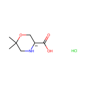 (S)-6,6-Dimethylmorpholine-3-carboxylic acid hydrochloride