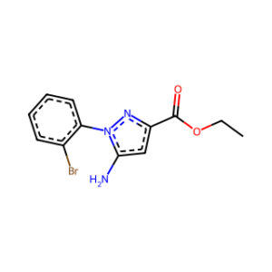 Ethyl 5-amino-1-(2-bromophenyl)-1H-pyrazole-3-carboxylate