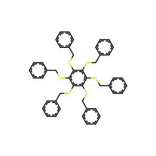 Hexakis(benzylthio)benzene