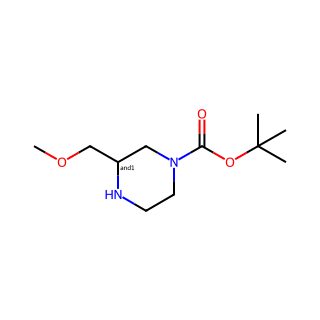 tert-butyl 3-(methoxymethyl)piperazine-1-carboxylate