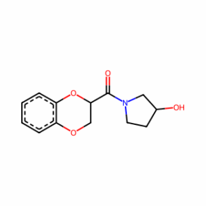 (2,3-Dihydrobenzo[b][1,4]dioxin-2-yl)(3-hydroxypyrrolidin-1-yl)methanone