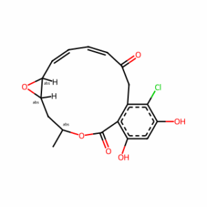 (1aR,2Z,4E,14R,15aR)-8-Chloro-1a,14,15,15a-tetrahydro-9,11-dihydroxy-14-methyl-6H-oxireno[e][2]benzoxacyclotetradecin-6,12(7H)-dione