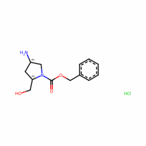(2R,4R)-Benzyl 4-amino-2-(hydroxymethyl)pyrrolidine-1-carboxylate hydrochloride