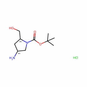 (2S,4S)-tert-Butyl 4-amino-2-(hydroxymethyl)pyrrolidine-1-carboxylate hydrochloride