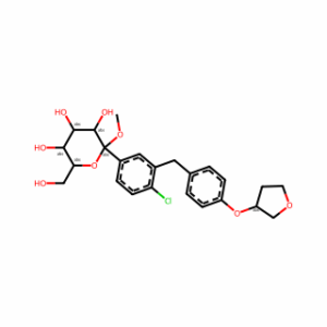 (2S,3R,4S,5S,6R)-2-(4-Chloro-3-(4-(((S)-tetrahydrofuran-3-yl)oxy)benzyl)phenyl)-6-(hydroxymethyl)-2-methoxytetrahydro-2H-pyran-3,4,5-triol