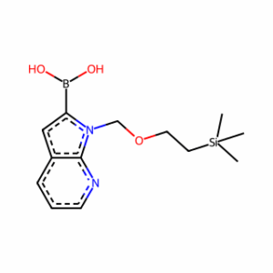 (1-((2-(Trimethylsilyl)ethoxy)methyl)-1H-pyrrolo[2,3-b]pyridin-2-yl)boronic acid