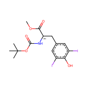 (S)-Methyl 2-((tert-butoxycarbonyl)amino)-3-(4-hydroxy-3,5-diiodophenyl)propanoate