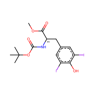 (S)-Methyl 2-((tert-butoxycarbonyl)amino)-3-(4-hydroxy-3,5-diiodophenyl)propanoate