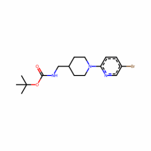 tert-Butyl ((1-(5-bromopyridin-2-yl)piperidin-4-yl)methyl)carbamate