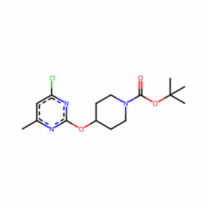 tert-Butyl 4-((4-chloro-6-methylpyrimidin-2-yl)oxy)piperidine-1-carboxylate