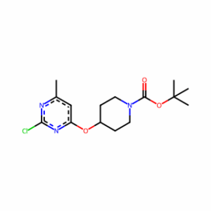 tert-Butyl 4-((2-chloro-6-methylpyrimidin-4-yl)oxy)piperidine-1-carboxylate
