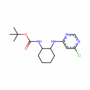 tert-Butyl (2-((6-chloropyrimidin-4-yl)amino)cyclohexyl)carbamate