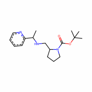 tert-Butyl 2-(((1-(pyridin-2-yl)ethyl)amino)methyl)pyrrolidine-1-carboxylate