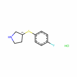 (R)-3-((4-Fluorophenyl)thio)pyrrolidine hydrochloride