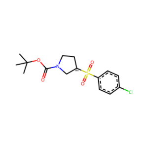 (S)-tert-Butyl 3-((4-chlorophenyl)sulfonyl)pyrrolidine-1-carboxylate