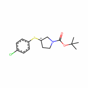 (R)-tert-Butyl 3-((4-chlorophenyl)thio)pyrrolidine-1-carboxylate