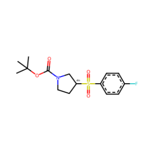 (S)-tert-Butyl 3-((4-fluorophenyl)sulfonyl)pyrrolidine-1-carboxylate