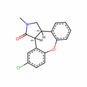 trans-11-Chloro-2-methyl-2,3,3a,12b-tetrahydro-1H-dibenzo[2,3:6,7]oxepino[4,5-c]pyrrol-1-one