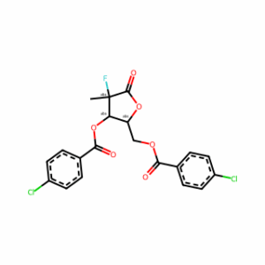 ((2R,3R,4R)-3-((4-Chlorobenzoyl)Oxy)-4-Fluoro-4-Methyl-5-Oxotetrahydrofuran-2-Yl)Methyl 4-Chlorobenzoate