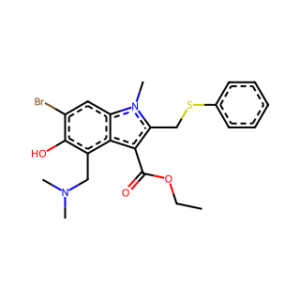 Ethyl 6-bromo-4-[(dimethylamino)methyl]-5-hydroxy-1-methyl-2-[(phenylthio)methyl]-1H-indole-3-carboxylate