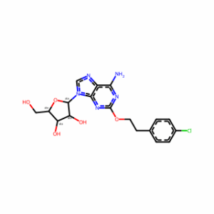 (2R,3R,4S,5R)-2-(6-Amino-2-(4-chlorophenethoxy)-9H-purin-9-yl)-5-(hydroxymethyl)tetrahydrofuran-3,4-diol