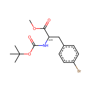 Methyl 3-(4-bromophenyl)-2-((tert-butoxycarbonyl)amino)propanoate