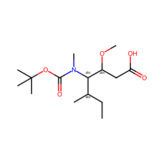 (3R,4S,5S)-4-((tert-Butoxycarbonyl)(methyl)amino)-3-methoxy-5-methylheptanoic acid