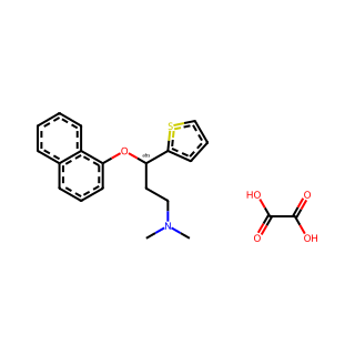 (S)-N,N-Dimethyl-3-(naphthalen-1-yloxy)-3-(thiophen-2-yl)propan-1-amine oxalate