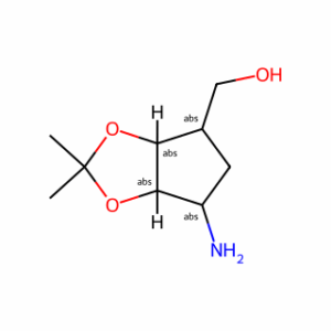 (3aR,4R,6R,6aS)-6-Aminotetrahydro-2,2-dimethyl-4H-cyclopenta-1,3-dioxole-4-methanol