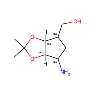 (3aR,4R,6R,6aS)-6-Aminotetrahydro-2,2-dimethyl-4H-cyclopenta-1,3-dioxole-4-methanol