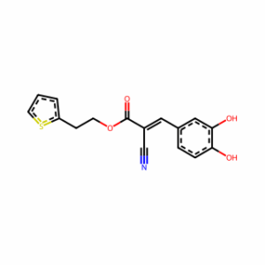 (E)-2-(Thiophen-2-yl)ethyl 2-cyano-3-(3,4-dihydroxyphenyl)acrylate