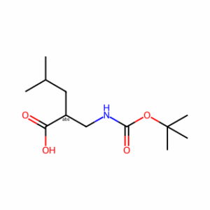(R)-2-(((tert-Butoxycarbonyl)amino)methyl)-4-methylpentanoic acid