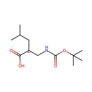 (R)-2-(((tert-Butoxycarbonyl)amino)methyl)-4-methylpentanoic acid