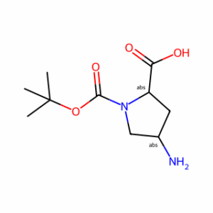 (2S,4S)-4-Amino-1-(tert-butoxycarbonyl)pyrrolidine-2-carboxylic acid