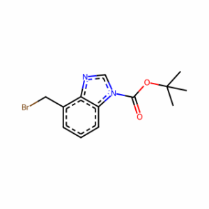 tert-Butyl 4-(bromomethyl)-1H-benzo[d]imidazole-1-carboxylate