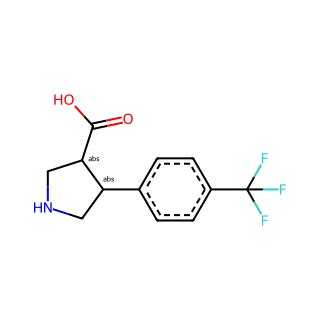 (3R,4S)-4-(4-(TRIFLUOROMETHYL)PHENYL)PYRROLIDINE-3-CARBOXYLIC ACID