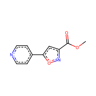 Methyl 5-(4-Pyridyl)isoxazole-3-carboxylate