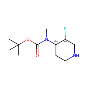 trans-(3-Fluoro-piperidin-4-yl)methyl-carbamic acid tert-butyl ester