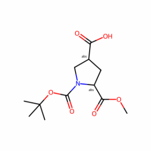 (3S,5S)-1-[(tert-butoxy)carbonyl]-5-(methoxycarbonyl)pyrrolidine-3-carboxylic acid