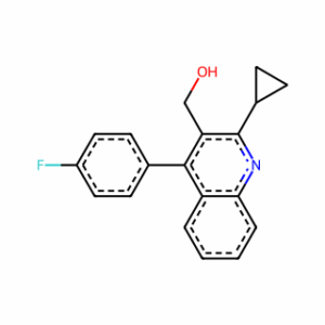 (2-Cyclopropyl-4-(4-fluorophenyl)quinolin-3-yl)methanol