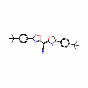 (E)-2-((S)-4-(4-(tert-Butyl)phenyl)-4,5-dihydrooxazol-2-yl)-2-((S)-4-(4-(tert-butyl)phenyl)oxazolidin-2-ylidene)acetonitrile
