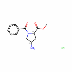 (2S,4S)-Methyl 4-amino-1-benzoylpyrrolidine-2-carboxylate hydrochloride